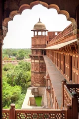 Deurstickers Agra Fort © milosk50