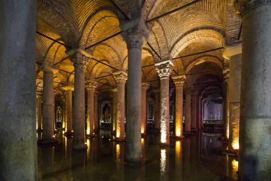 Underground Basilica Cistern, Istanbul, Turkey