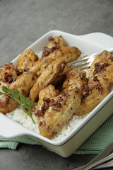 Poulet à l'ail