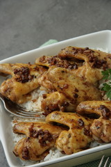 Poulet à l'ail