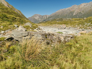Fototapeta na wymiar Alpine landscape in New Zealand