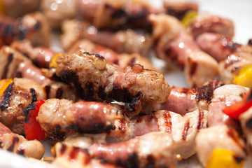 meat on the grill