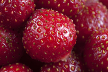 Ripe strawberries