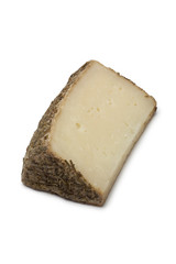 Piece of sheep cheese with rosemary
