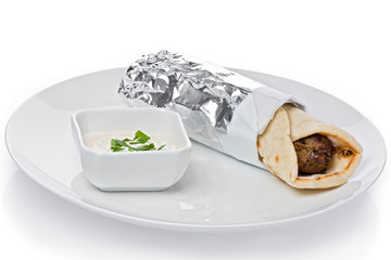 Kofte Kebab Wrap