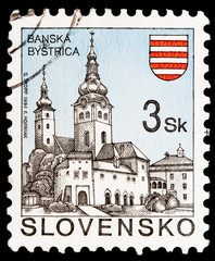Slovakian post stamp