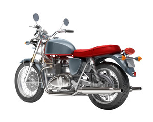 Obraz na płótnie Canvas Classic motorcycle isolated