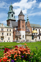 Gothic Wawel fortess in Krakow,Poland,Famous landmark
