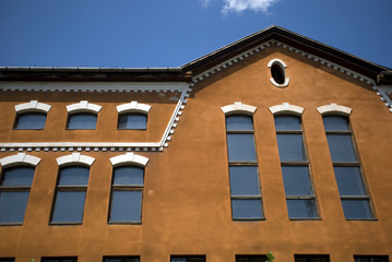 Obraz premium Former factory plant, Budapest, Hungary