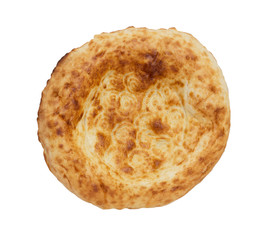 tortilla bread on a white background