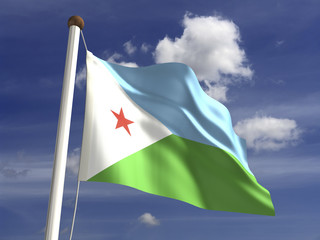 Dijibouti Flag