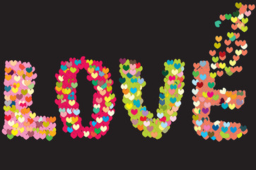 love combines from several hearts