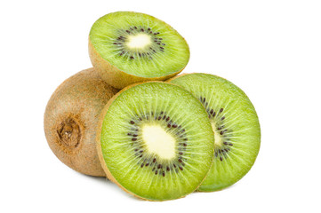 Kiwi Fruit Close Up isolated