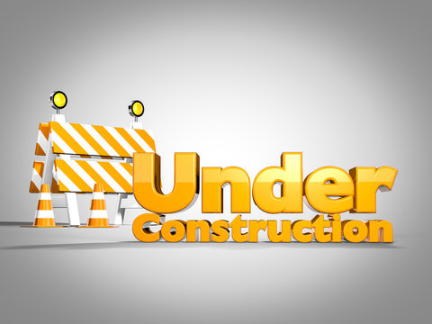 Under construction concept illustration