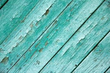 old chapped blue wooden background