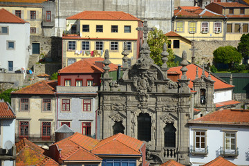 Fototapeta na wymiar Igreja da Misericórdia at Rua das Flores, Oporto, Portugal