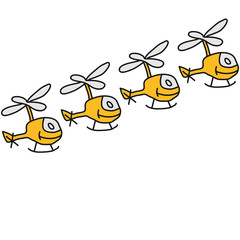 Cute Helicopters © Style-o-Mat-Design