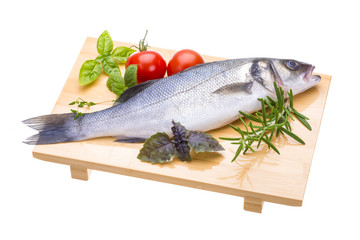 Raw seabass