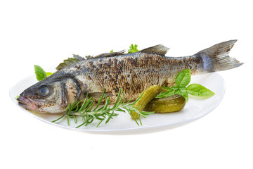 Roasted seabass