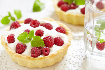 Raspberry tart