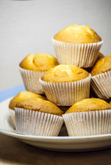 muffins on plate