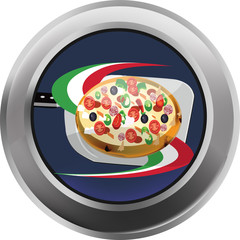 bottone pizza italiana