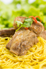 noodles pork