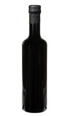 balsamic vinegar bottle isolated on the white background
