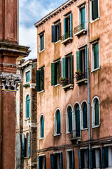 Fototapeta na wymiar Old Venetian Walls. Italy