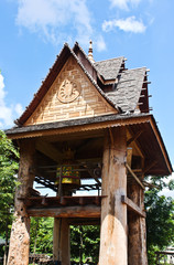 Roof of temple thailand.