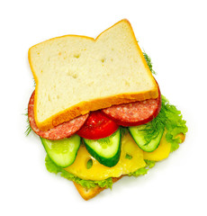 delicious burger isolate