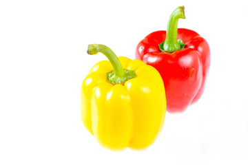 Bell pepper isolated on white background