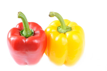 Bell pepper isolated on white background