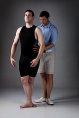 Obraz premium Adult male dancer