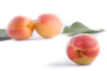 beautiful ripe apricots