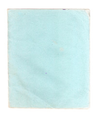old blue paper