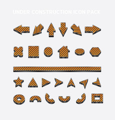 Under construction icons