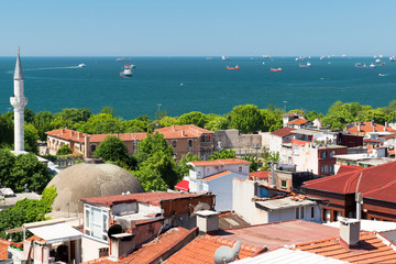 Sea ​​of ​​Marmara, view from Istanbul, Turkey