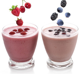 Raspberry And Blackberry Smoothie