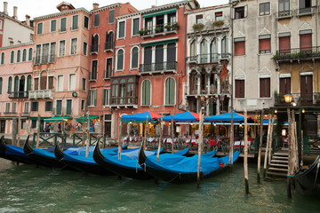 Fototapeta na wymiar Venice - Exquisite antique building at Canal Grande