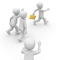 Fleeing the success of many people