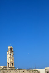 Fototapeta premium Clock Tower in Acco