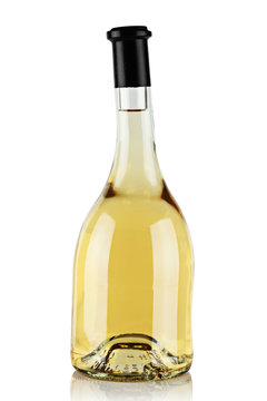 A bottle of white wine.