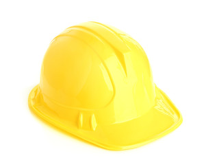 Fototapeta premium Isolated yellow helmet