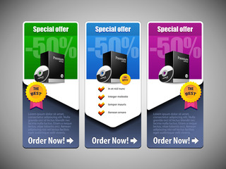 Special Offer Banner Set Vector Colored 21