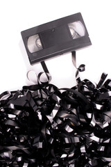 Broken video tape