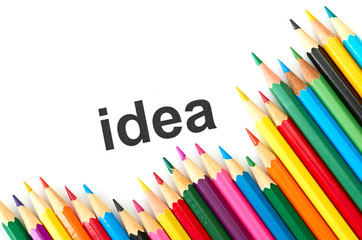 Multicolored pencils