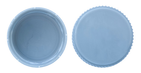 Isolated Gray Plastic Bottle Cap