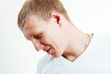Naklejka premium man portrait