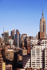 Fototapeta na wymiar Empire State Building Midtown Manhattan Skyline New-York
